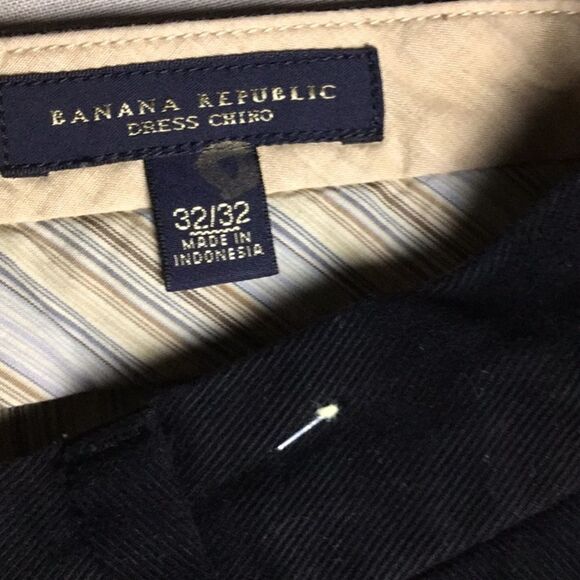 Banana Republic Dress Chino Sueded Cotton 32/31 - Picture 2 of 6